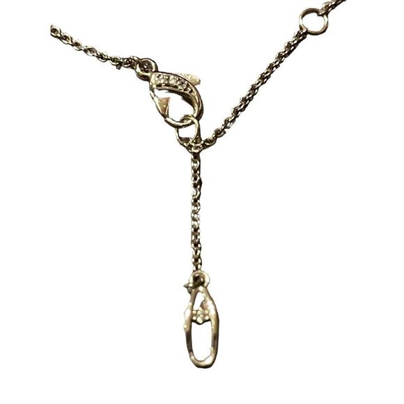 ELIOT DANORI Silver-Tone Cubic Zirconia Pendant Necklace - Picture 4 of 6